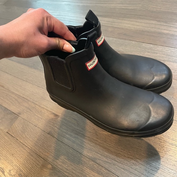 Hunter Black Rain Boots - Picture 2 of 2